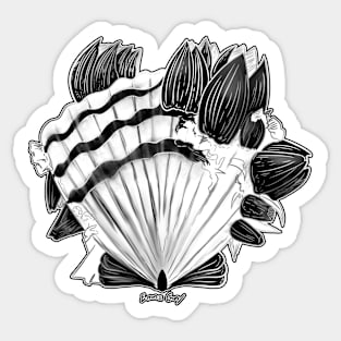 Inktober 2022 - 4 SCALLOP Sticker